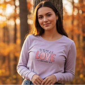 Valentine’s Day/Christian Long Sleeve Tee